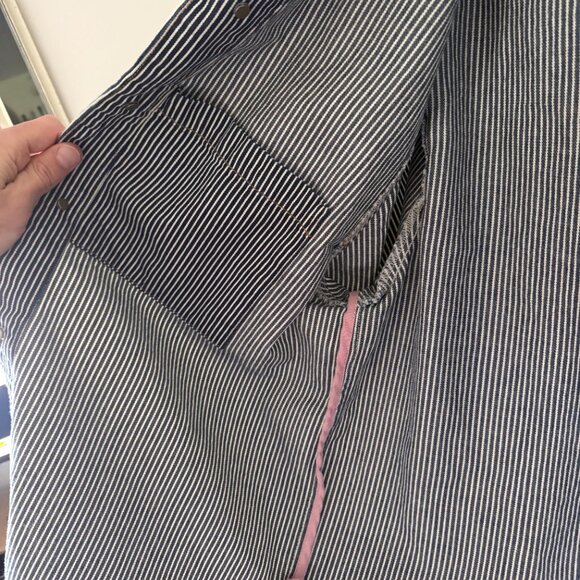 Imperfects Shepherds Shirt OG Hickory Stripe, Gold Thread Special – Large - Picture 4 of 5